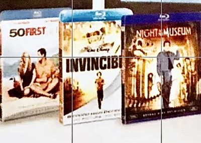 3 DVD Movie Bundle 50 First Dates Night at the Museum & Invincible New Sealed