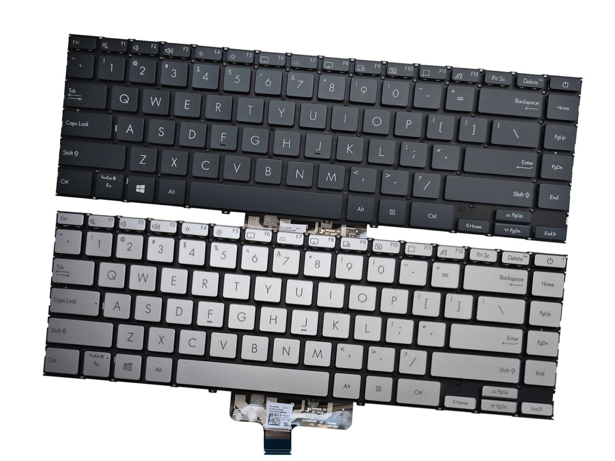 【未使用に近い】ASUS Zenbook A14 USキーボード New US Keyboard for Asus Zenbook 14 Q408 Q408U Q408UG Q407 Q407I