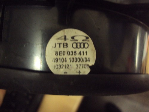 AUDI A4 & CONVERTIBLE B6 B7 DOOR SPEAKER FITS DRIVERS OR PASSENGERS 8E0035411 - Picture 2 of 2