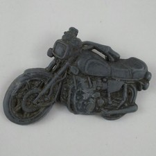 Vintage Pewter Color Motorcycle Belt Buckle 41B1