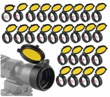 30-69mm Rifle Scope Lens Cover Flip Up Cap Quick Spring Protection Objective Len