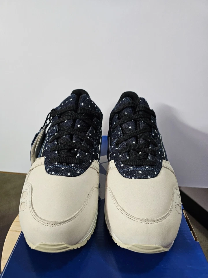 Deadstock Size 10 - ASICS Gel Lyte 3 Japanese Denim Indian Ink (H625L-5050) RARE - Image 2 of 4