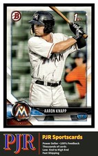 2018 Bowman #BP5 Aaron Knapp Marlins  BUY 4 - 35% OFF