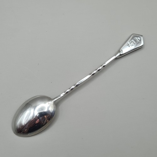 Sterling Silver Spoon Ataahua New Zealand Paua Shell Twist Handle - Picture 4 of 16