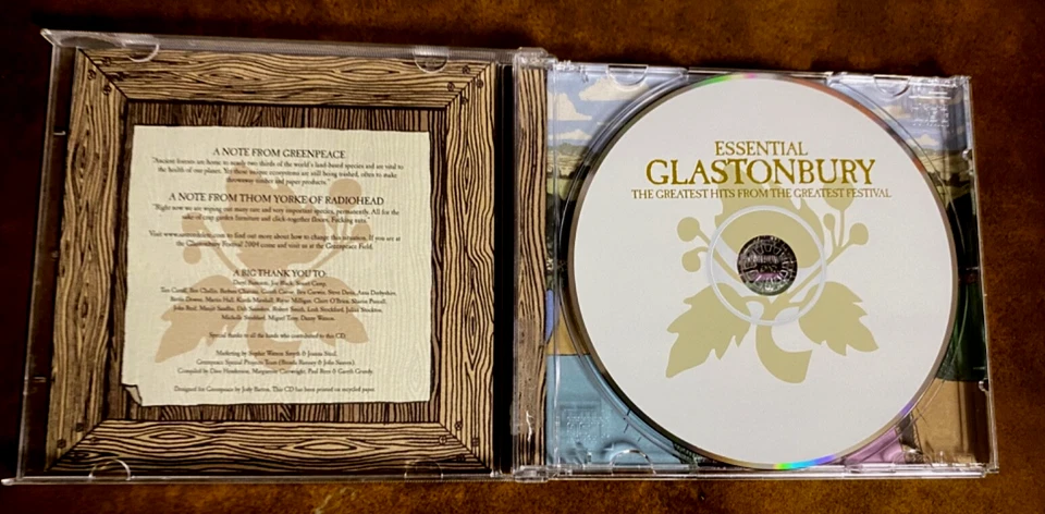 Q Essential Glastonbury CD- (2004) Muse Radiohead Bowie Kinks REM Cure Coldplay Foto 2 de 4