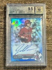 2017 Bowman Chrome Blue Refractor Jacob Pearson RC /150 BGS 9.5 w/ 10 Auto