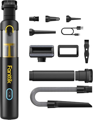 Fanttik V8 Apex Car Vacuum, 4-in-1 Portable Mini Cordless Vacuum with 19000pa Su