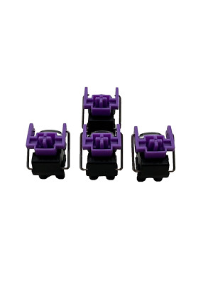 Razer Keyboard 4X Purple & Black Clicky Optical Replacement Switches