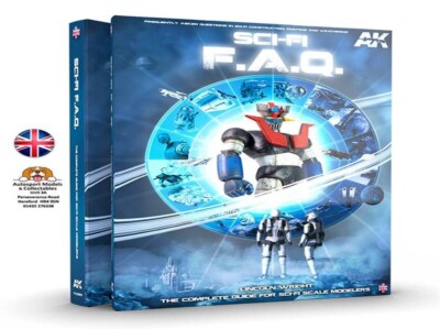 Science-Fiction-Modellierung F.A.Q-Buch aus AK Interactive von Lincoln Wright 428 S