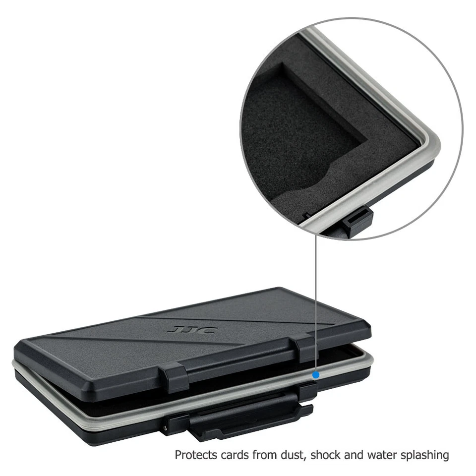 Memory Card Case Holder fits 4 CF Cards for Canon 7D II 5D IV III 5DS R 1DX II - Image 4 of 4