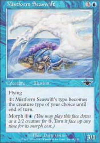 Heavy Play, S-Chinese MTG Regular Mistform Seaswift Legions Magic the Gathering - Picture 1 of 1