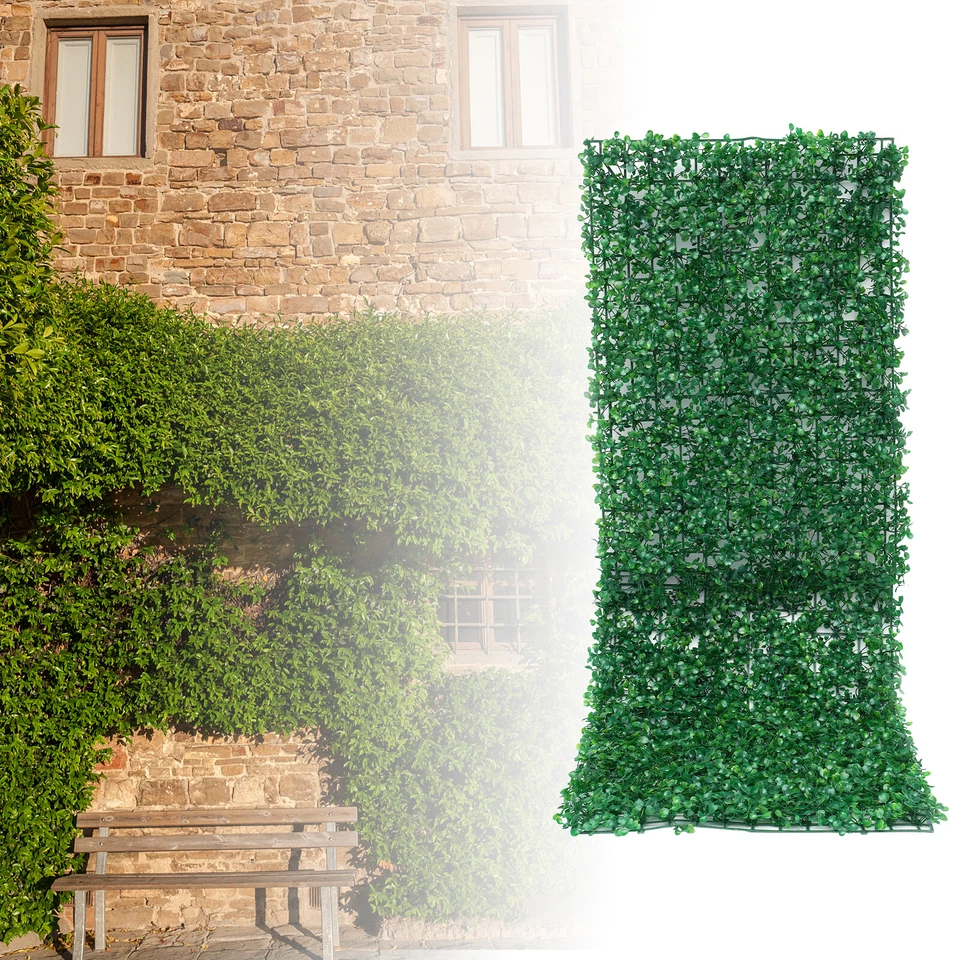 12pcs Artificial Boxwood Hedge Mat UV Grass Fake Fence Wall Decor 24x16" 40*60cm - Image 4 of 4