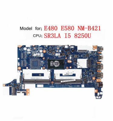 Motherboard For Lenovo Thinkpad E480 E580 I5-8250U NM-B421 01LW192