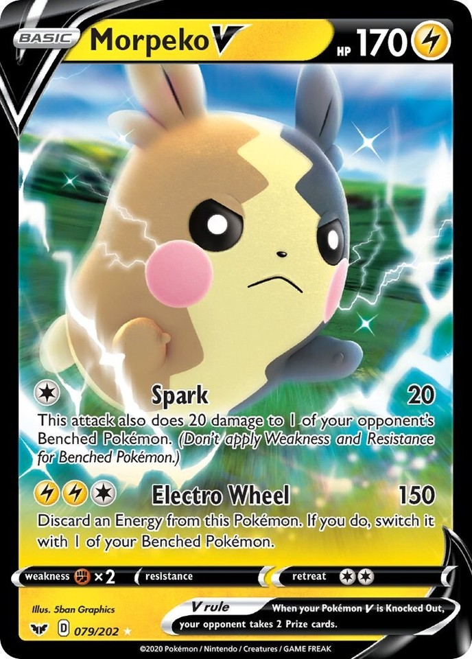Morpeko V 079/202 Swsh01: Sword & Shield - 1 of 1