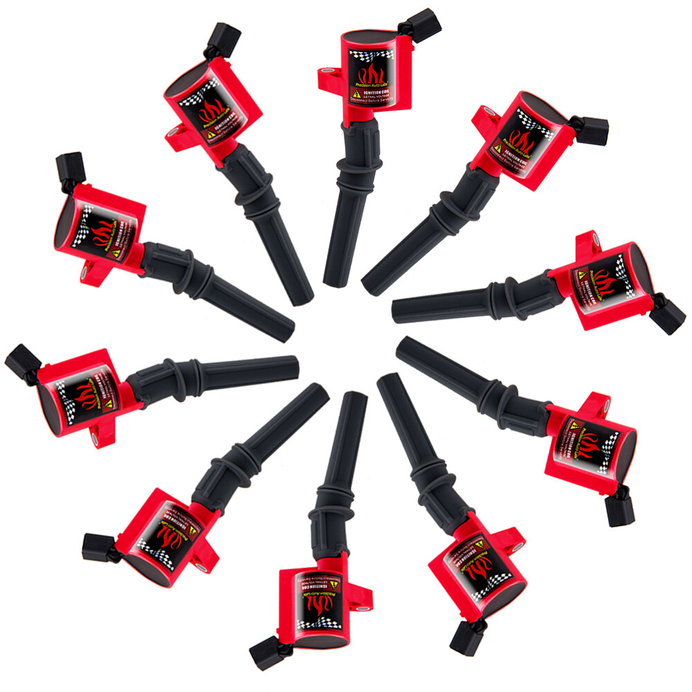 10Pack Ignition Coils For 1999-2004 Ford F250 F350 F450 F550 Super Duty 6.8L V10