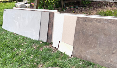 Lot of 6 Corian Pieces Totaling Approx. 12 Sq Ft in Measurements 11'' x 23'' +/-