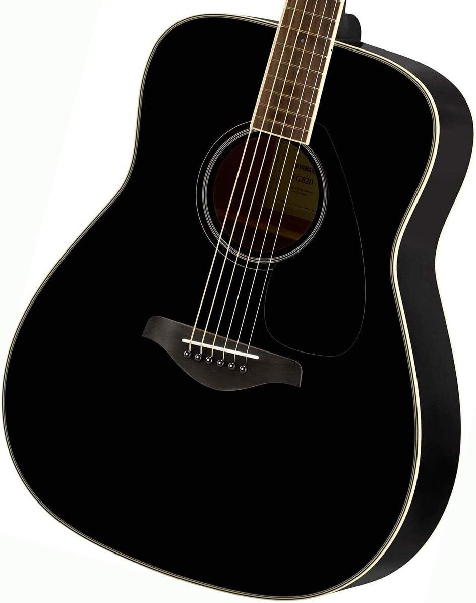 YAMAHA FG820BL Acoustic Guitar FG SERIES black | eBay