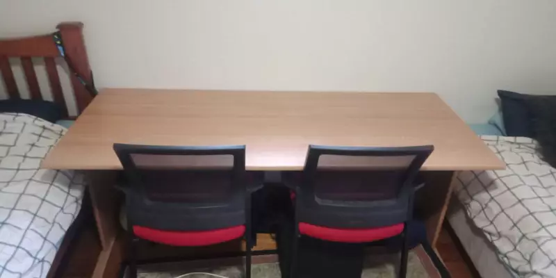 Sy Large Office Desk With Two Chairs Desks Gumtree Australia Geelong City Hamlyn Heights 1296328508 Sy Large Office Desk With Two, Long Desk For Two Chairs