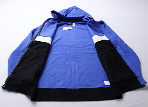 The Children's Place Boy's Colorblock Zip Up Hoodie MP9 Cool Cobalt Size 2XL - Picture 3 of 4