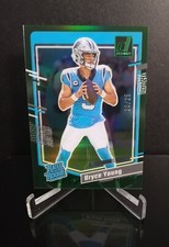 #'d/25 💥 BRYCE YOUNG RC SSP 2023 Panini Clearly Donruss Rated Rookie Green #95