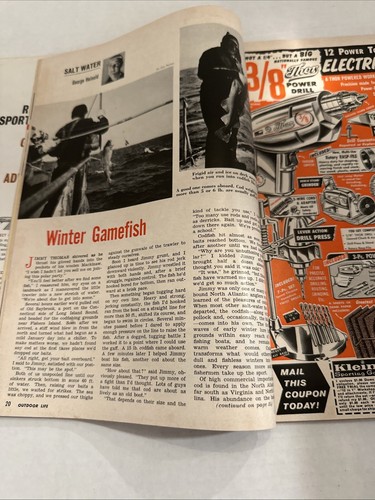 Outdoor Life Magazine Vintage January 1962 Hunting Fishing Camping - Picture 7 of 8
