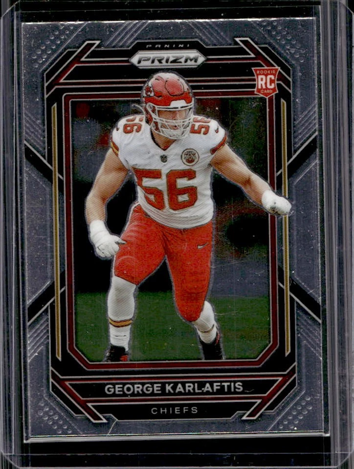 2022 Panini Prizm George Karlaftis RC Rookie #378 Chiefs