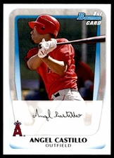 2011 Bowman Prospects Angel Castillo Los Angeles Angels #BP57