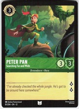 Peter Pan Searching Far and Wide 81/204 Wilds Unknown Disney Lorcana