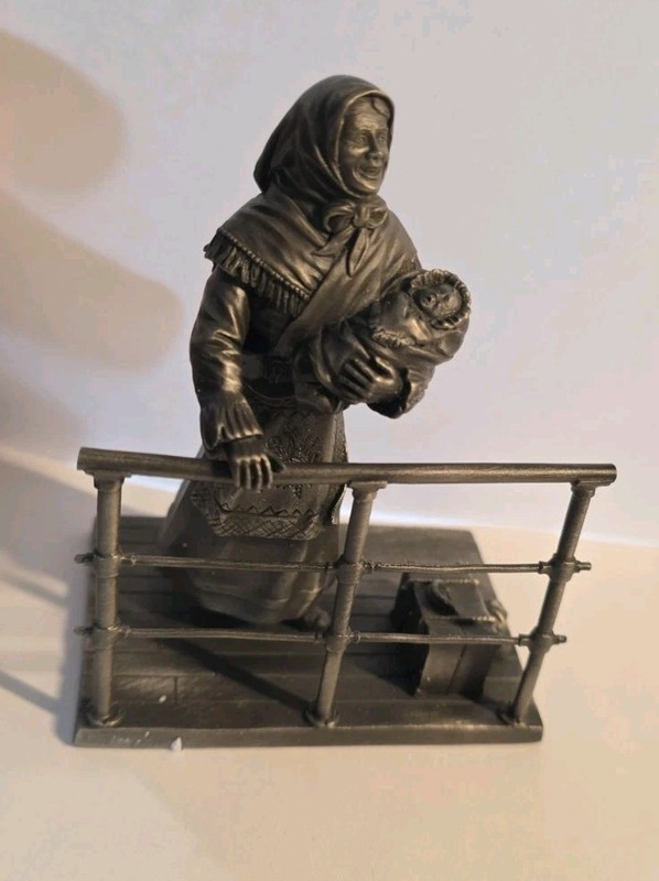 "The Immigrant" Pewter Figurine from the Franklin Mint's American People Collect