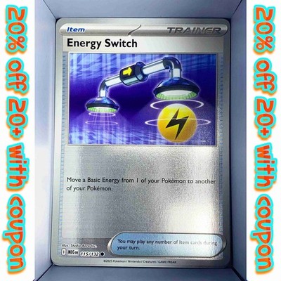 Energy Switch 115/132 Mega Evolution 2025 English Reverse Holo