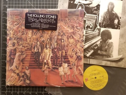 New ListingTHE ROLLING STONES It's Only Rock 'n Roll LP 1ST PRESS 1974 VG+IN SHRINK w/ HYPE