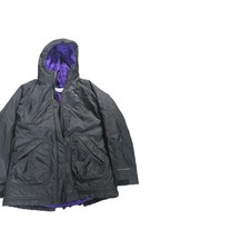 Columbia Youth Girls Medium Hooded Long Jacket Plush Lined Omni Heat Warm SeePic