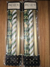 LaRibbons Christmas Wrapping Paper Rolls with Gold Twine String and Gift...