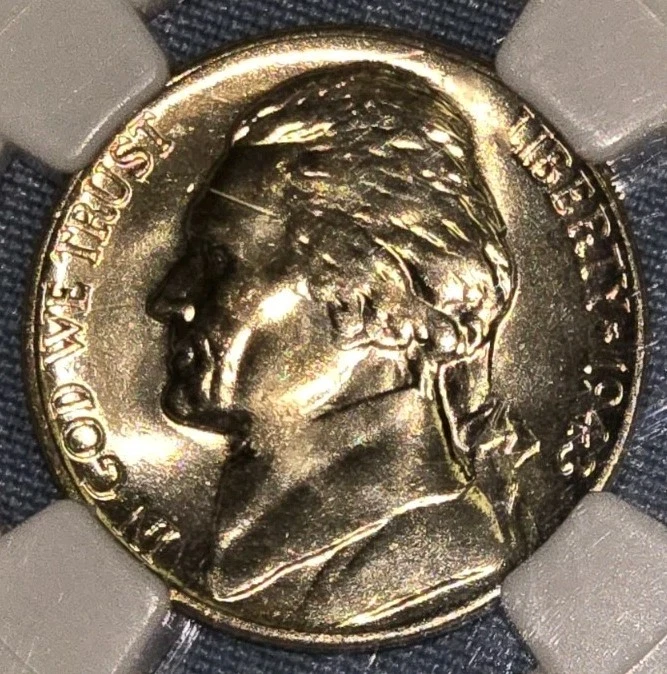 1943-D Jefferson Nickel • Silver Wartime • NGC MS67 5FS • Stunning Luster • Prem - Image 2 of 4