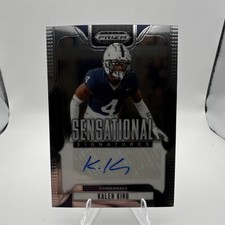 Panini 2025 Prizm Draft Picks Sensational Signatures Kalen King Penn State Auto…