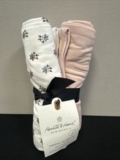 Floral  Dusty Pink Baby Swaddle Blankets 2pk - Hearth  Hand