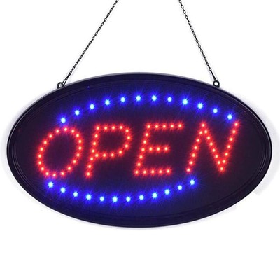 LED Open Sign, Bright High Visibility Advertisement Board Electric Display Si...