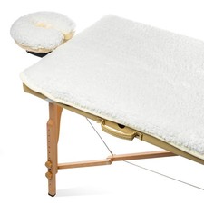 Saloniture Fleece Massage Table Pad  Face Cradle Set - Soft and Comfortable 1/2