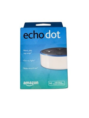 Amazon Echo Dot 2nd Generation White Alexa Smart Speaker