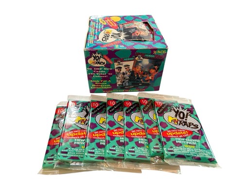 1991 YO! Mtv Raps Update Proset MusiCards 7 confezioni 10 carte per confezione sigillate con scatola - Foto 3 di 11