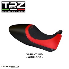 DUCATI DIAVEL 2011-2013 Rivestimento Sella DDACC-1RD-3 TPZ rosso CON LOGO