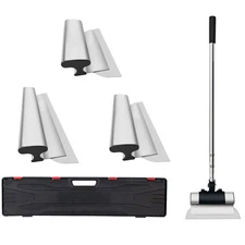 Uimoso Drywall Skimming Blade Putty Knife Combo 10/24/32in Trowel Tool w/ Handle