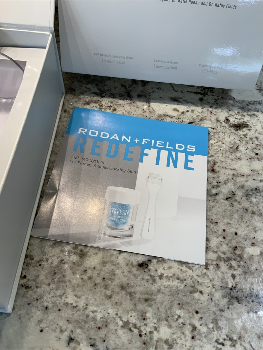 Rodan + Fields Redefine AMP MD micro exfoliating derma roller kit