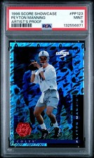 Peyton Manning RC 1998 Score Showcase Artist's Proof Rookie PSA9!Colts RC QB
