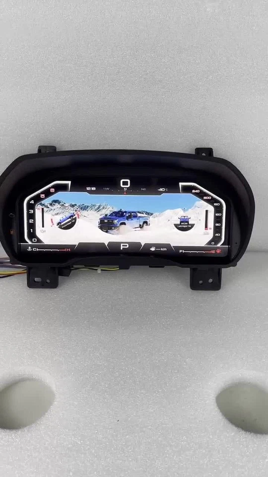 LCD 更新仪表组适用于吉姆西育空雪佛兰 Sierra Avalanche 2013 - 2018 — 第 2/4 张图片