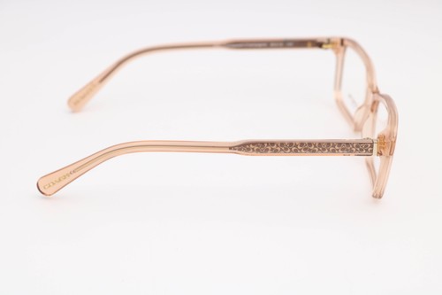 Coach HC6145 5561 Champagne Rectangle Eyeglasses Frames 53-15-140 - Picture 2 of 6