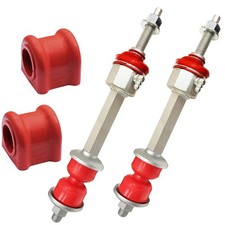 Champion Suspension 4PC Front Sway Bar Stabilizer CODE RED EXTREME Link & Bus...