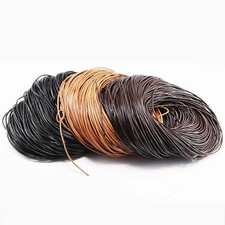 Genuine Leather Cord Round String   DIY Jewelry Making Necklace  Bracelet