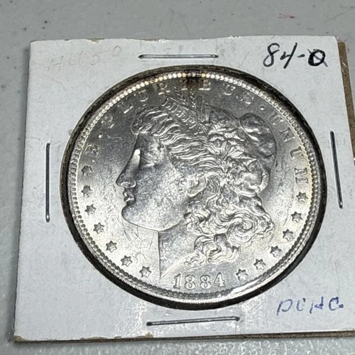 1884 Morgan $1 New Orleans Uncirculated Silver Dollar