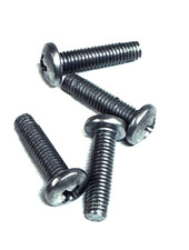 100-Pk 10-32 x 3/4" Pan Head Machine Screws Phillips Drive Stainless Steel